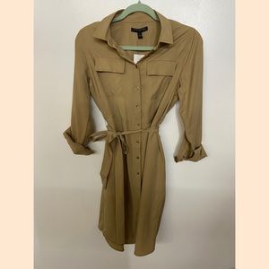 Banana Republic- Khaki/Shirt dress